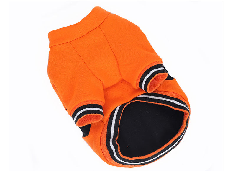 Pumpkin pet costume sizing reference