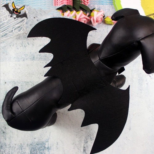 Bat wing pet costume detail