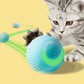 USB rechargeable motion-activated rolling ball pet toy