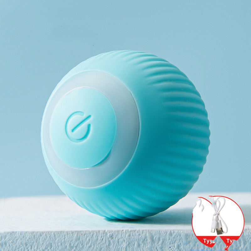 Rolling ball toy USB charging detail